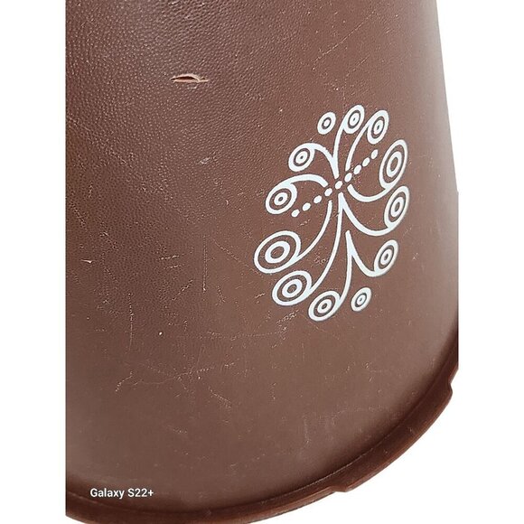 Vintage Brown Tupperware Canister 807-13 No lid Replacement Part, Made in the US - Picture 10 of 14